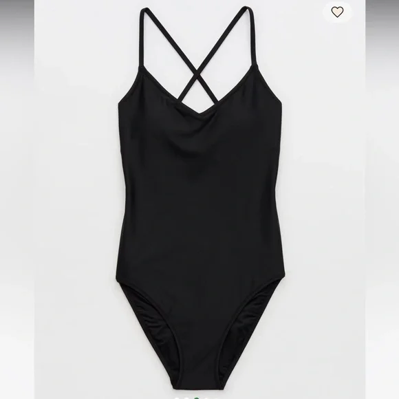 Aerie Black One-Piece Swimsuit - Picture 3 of 10
